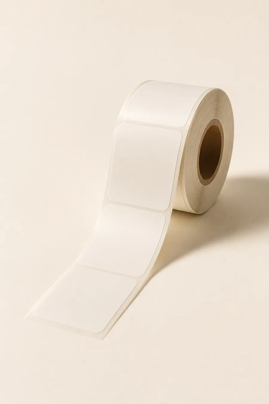 Blanko PP-Material auf der Rolle.